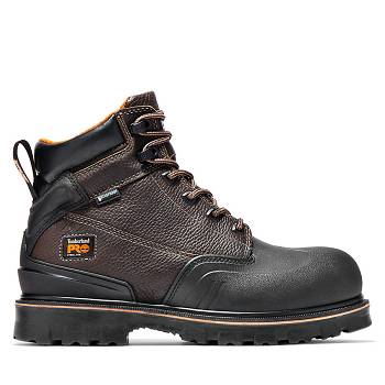 Timberland PRO Rigmaster 6" Steel Toe - Hnede Nepremokave Topanky Panske, TB0344P